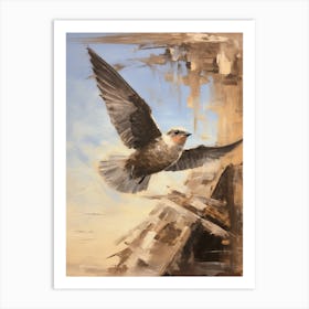 Bird Painting Chimney Swift 3 Art Print