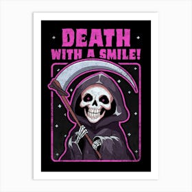 Death With A Smile Art Print