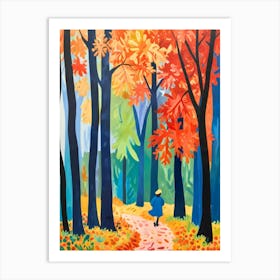 Autumn In The Woods Art Print