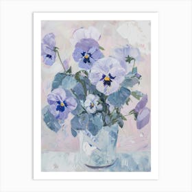 A World Of Flowers Pansies 4 Painting Art Print