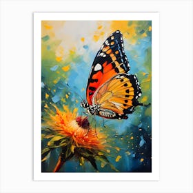Brush Footed Butterfly Art Print
