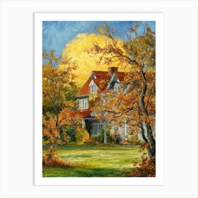 Autumn House 2 Art Print