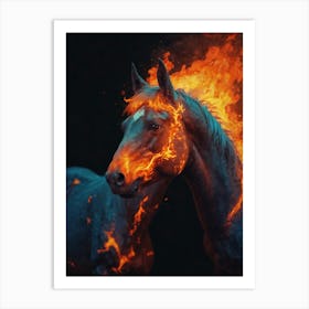 Fire Horse 3 Art Print