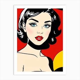 Pop Art Colorful Reverie: The Feminine Force of Pop Art Art Print