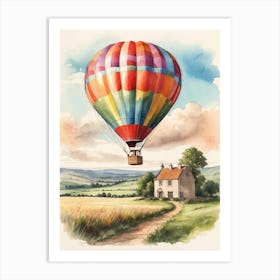 Hot Air Balloon Art Print