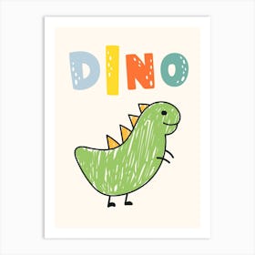 Kids Dino  Art Print