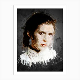 Carrie Fisher Art Print