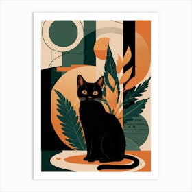 Black Cat Art Print