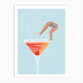 Cocktail Dip Art Print