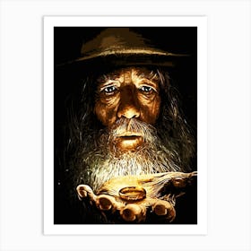 gandalf Lord Of The Rings movie 4 Art Print