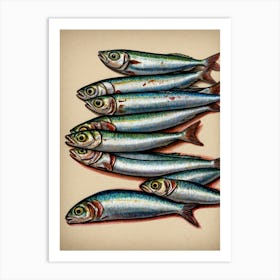 Sardines Art Print