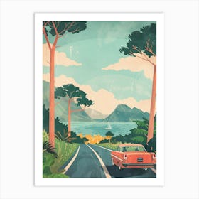 Retro Poster 3 Art Print