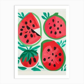 Matisse Inspired Water Melon Art Print