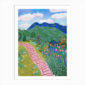 Path To The Mountains Art Print