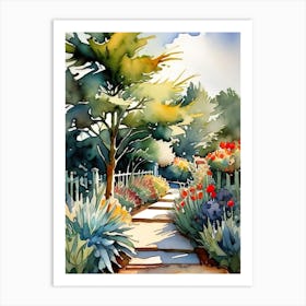 Garden Path Art Print