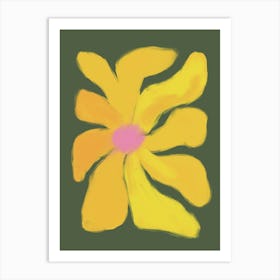 Yellow Flower Art Print