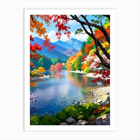 Autumn In Japan Art Print