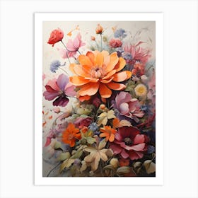 Flowers In A Vase 2 Art Print