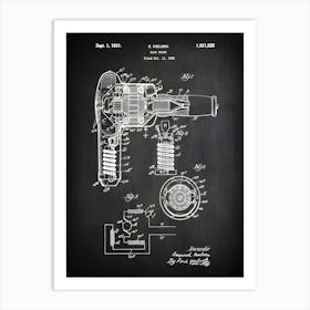 Bathroom Decor Bath Decor Bathroom Wall Art Bathroom Poster Bathroom Blueprint Hairdryer Patent Print Bathroom Patent Hb5251 Art Print