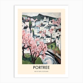 Portree (Isle Of Skye, Scotland) Painting 3 Travel Poster Art Print