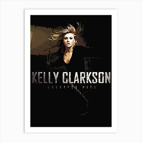 Kelly Clarkson 1 Art Print