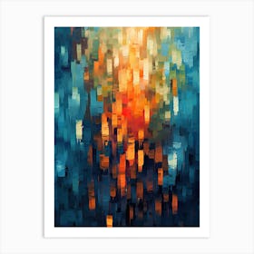 Oil Painting Abstract 4 Art Print