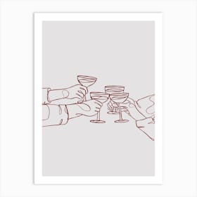 Cheers Art Print