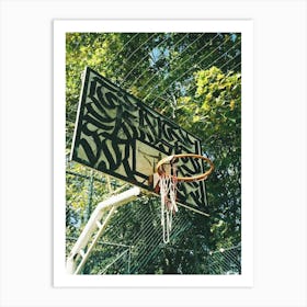 Basketbal In Summerl, Istanbul Art Print