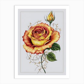 Rose 5 Art Print