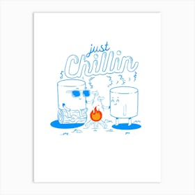 Just Chillin Art Print