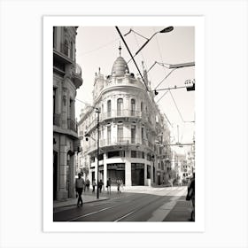 Valencia, Spain, Photography In Black And White 7 Art Print