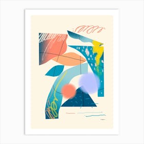 Trace Of Waterscape Art Print