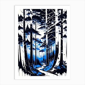 Forest Path 42 Art Print