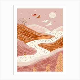 Winter Landscape 8 Art Print