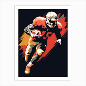 American Football Player 45 Art Print