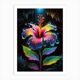 Rainbow Flower Art Print