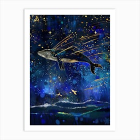 Whale In The Sky 12 Art Print