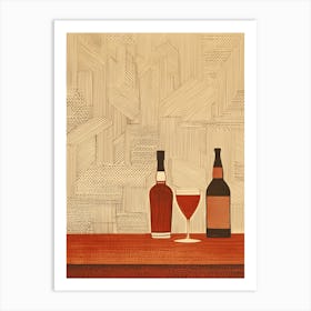 'Drinks' Art Print