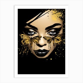 Butterfly Girl 1 Art Print