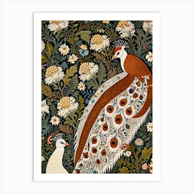 William Morris Peacocks And Flowers Poster