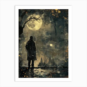 Night In The City 1 Art Print