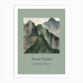 Landscapes Of Japan Mount Tsukuba 9 Art Print