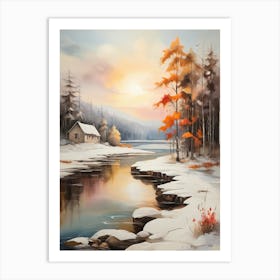 Winter Landscape 22 Art Print