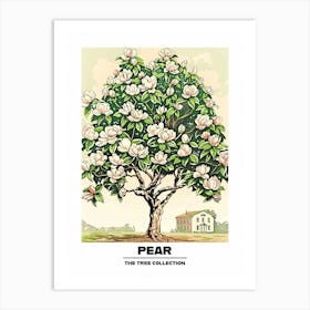 Pear Tree Storybook Illustration 1 Poster Art Print