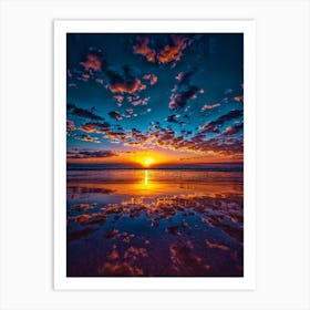 Sunrise Relection Art Print