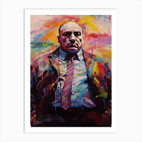 Gangster Art Tony Soprano The Sopranos Art Print