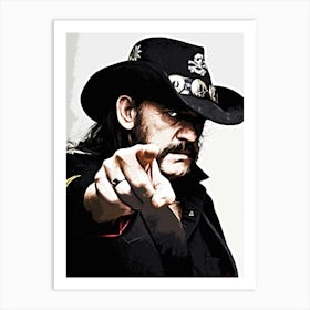 lemmy kilmister 1 Art Print