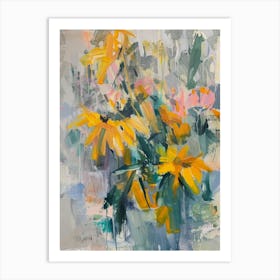 Yellow Daisies 2 Art Print