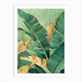 Banana Leaves 16 Art Print