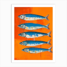 Sardines Kitchen Art Print